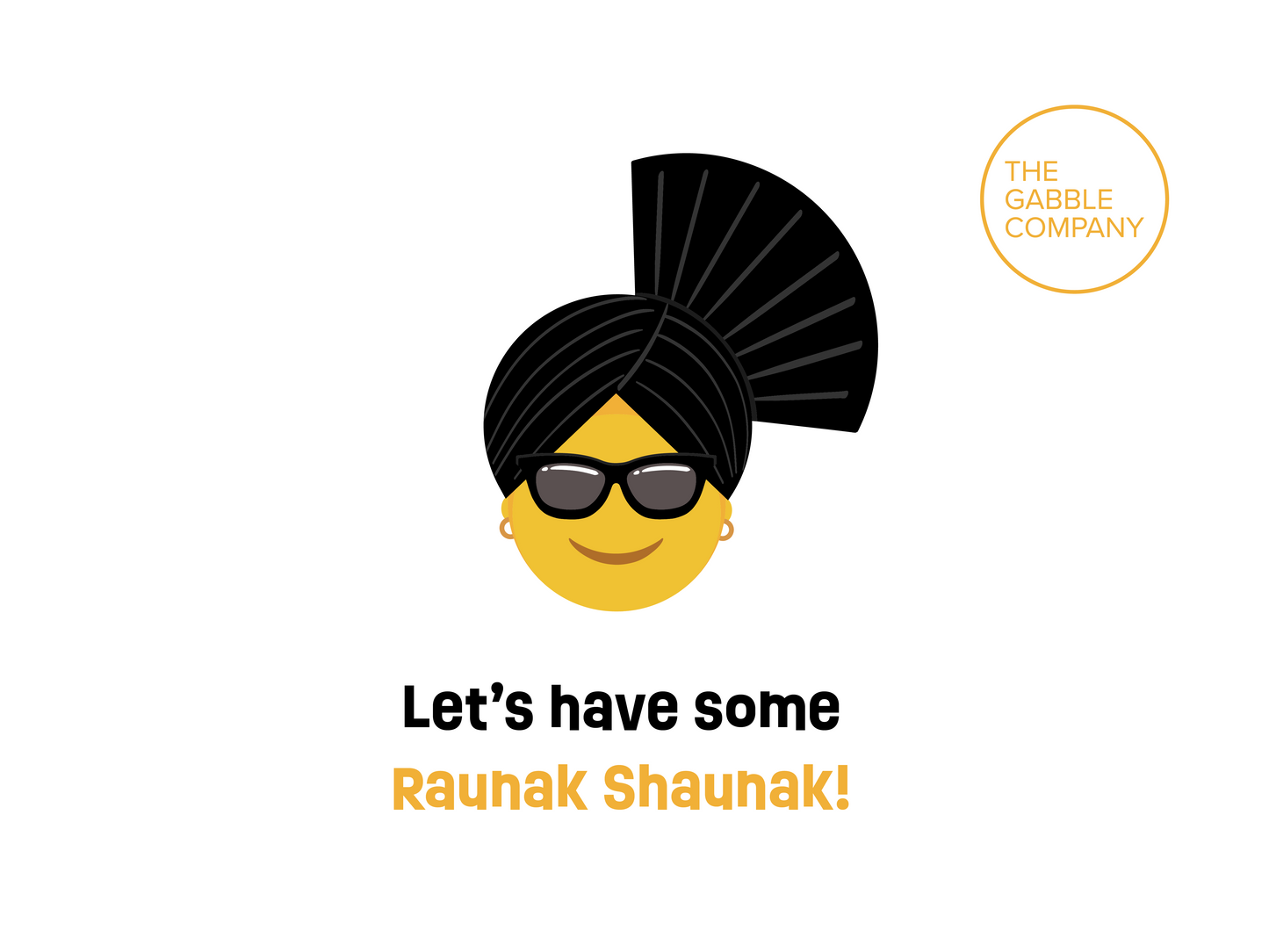 Let's Have Some Raunak Shaunak - Greeting Card (Large)