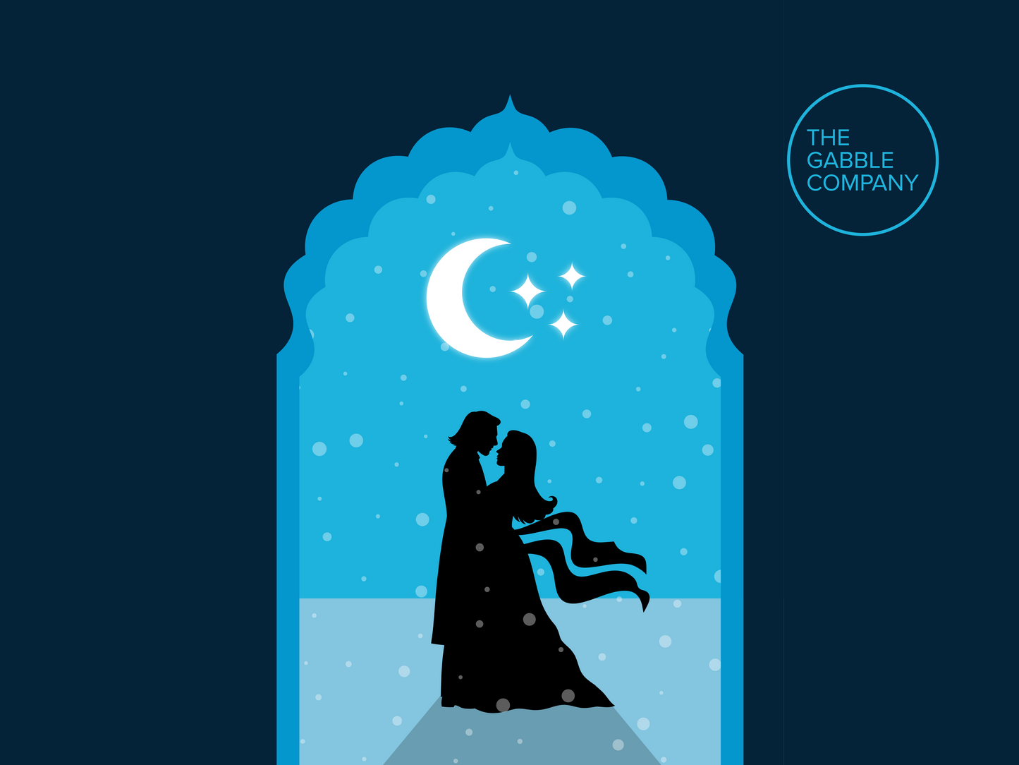 Bollywood Romance - Greeting Card (Large)