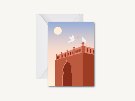 Kothe Te Aa Mahiya - Greeting Card (Large)